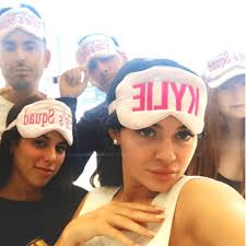 Kim K spotted at LAX yesterday carrying her beloved @shhhsilk black silk  pillowcase. Fun Fact: @kimkardashian has been a huge supporter of our small  family run business since 2016! Grateful is an