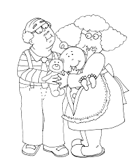 As Requested Gramma And Grampa With Grandkids Boy Or Girl Digi Stamps Colorful Drawings Stamp