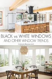 Black windows white trim interior. Black Windows And Other Window Trends Maison De Pax