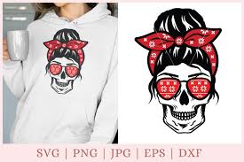 Download Funny Christmas Skull Mom Graphic By Crazycutdesigns Creative Fabrica