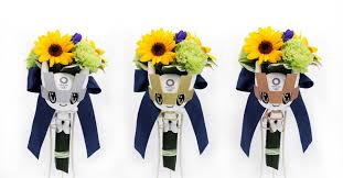 Choose from a wide selection of professionally designed, reasonably priced mixed flower bouquets. Sunflowers And Solomon S Seals The Flowers Used For The Poignant Olympic Victory Bouquet