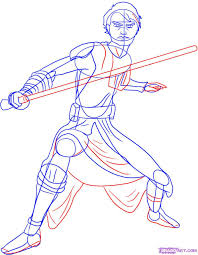 How To Draw Anakin Skywalker The Clone Wars Star Wars Drawings Drawings Star Wars Characters