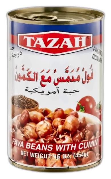 Product Photo: Tazah Fava Beans With Cumin 454g