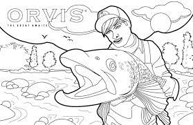 Fishes are curious, vibrant creatures living in the waters of seas, oceans and lakes. Trout Coloring Pages They Re Not Just For Kids Orvis News