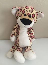 Circo Plush Leopard Cheetah Cat Cream Pink White Plush Stuffed Animal Target Plush Stuffed Animals Animals For Kids Animals