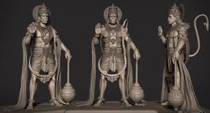 Vijayanjaneya Is One Of The Names Of Lord Hanuman Here Is The Vijayanjaneya Statue Done For Spiritual Om Cit Statue Hanuman Pics Lord Hanuman Wallpapers