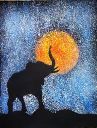 Elephants are exceptionally intelligent animals. Ravina Yadav Simple Easy Elephant Water Colour Painting Facebook
