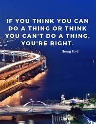 If You Think You Can Do A Thing Or Think You Can T Do A Thing You Re Right Journal Motivational Notebook With Quote By Henry Ford 110 Lined Pages Amazon Com Br