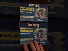Music codes or song id. Fortnite Free Spray Codes Walmart Giveaway Youtube
