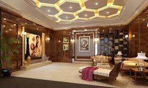 ديكورات جبس صالون ضيوف على شكل خلية نحل اجمل اشكال الديكور المودرن false ceiling design false ceiling living room ceiling design