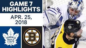 Another chapter of hockey's greatest rivalries will be added tonight. Nhl Highlights Maple Leafs Vs Bruins Game 7 Apr 25 2018 Youtube