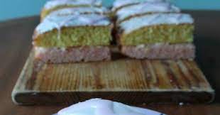 A Home Made Recipe For Mr Kipling Angel Slices Or Angel Layer Cake Get The Recipe Here Slices Recipes Cake Angel Cake