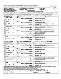 In most states, charge benefits statements are delivered quarterly to employers and itemize the unemployment claims and related charges against the state unemployment insurance (sui) funds. Fringe Benefit Statement Fill Online Printable Fillable Blank Pdffiller