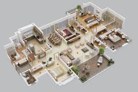 Gainesville 1 bedroom apartments for rent. 50 Four 4 Bedroom Apartment House Plans Architecture Design 3d House Plans Bedroom House Plans House Plans