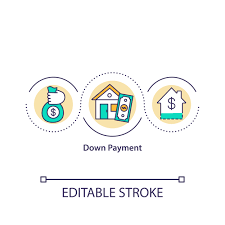 Down Payment Concept Icon 1938989 Vector Art At Vecteezy