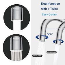 Dual Function 2 Flow Water Saving Faucet Aerator 360 Degree Swivel Aerator Spray Kitchen Sink Aerator Faucet Repla Faucet Aerators Faucet Replacement Aerator