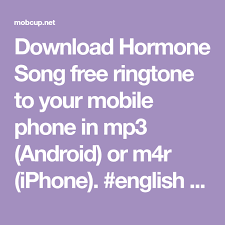 Electronic dance music bollywood and hindi music classical music without words holidays alarms sms funny animals children sound effects standard information for users on this page you can prewiev the ringtones from category sms ringtones. Download Hormone Song Free Ringtone To Your Mobile Phone In Mp3 Android Or M4r Iphone English Attitude Ringtone Download Dj Songs Mobile Phone
