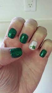 Check out our st patrick's nail selection for the very best in unique or custom, handmade pieces from our shops. St Patrick S Day Nails St Patricks Day Nails Shamrock Nails Irish Nails