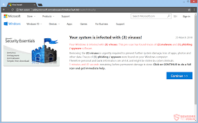 Remove Your System Is Infected With 3 Viruses Scam
