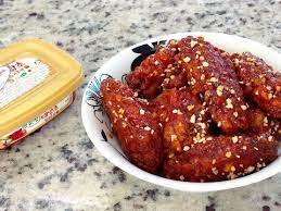 Frango Frito Com Molho Apimentado Coreano