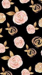 Wallpaper Iphone Vintage Flowers Wallpaper Rose Gold Wallpaper Gold Wallpaper Background