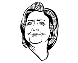 Hillary Rodham Clinton Crooked Bill Commander General Political SVG PNG  jpeg, eps President Vector Clip Art Cricut Cutting Cut Symbol Logo