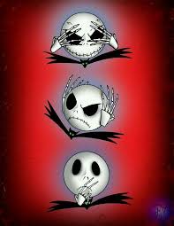 See No Evil Hear No Evil Speak No Evil Jack Skeleton Nightmare Before Christmas Tattoo Nightmare Before Christmas Drawings Sally Nightmare Before Christmas