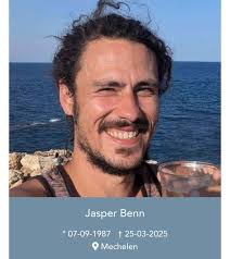 Jasper Benn °07-09-1987 †25-03-2025  https://perdieus-uitvaarten.be/nl/familieberichten/1752-jasper-benn/