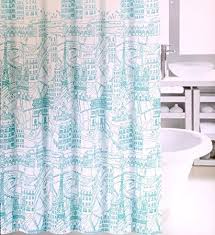 Fabric Shower Curtain Aqua Teal Eiffel Tower Paris Map French City Tour Pattern This Chic Shower Curtain Fabric Shower Curtains Bathroom Colors Bathroom Color