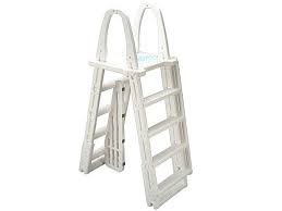Ocean Blue A Frame Swing Up Ladder For Above Ground Pools 400200