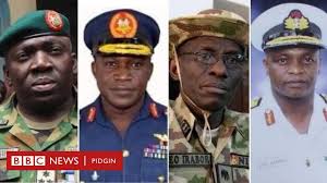 As the highest ranking officer assigned to serve in the department of the army. Buhari Service Chiefs Nigerian New Service Chiefs Profile Of Lucky Irabor Ibrahim Attahiru Ishiaka Amao Awwal Gambo Bbc News Pidgin