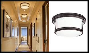 In a small kitchen, a single flush mount ceiling light will provide an ample amount of diffused, general light for cooking, eating. Flush Mount Lights Create A Streamlined Look In Hall Flush Mount Ceiling Lights Flush Ceiling Lights Home Lighting Design
