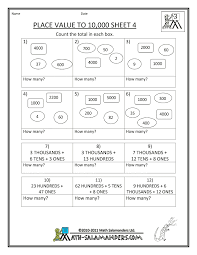 Math Worksheets Place Value 3rd Grade Place Value Worksheets Math Worksheets Printable Math Worksheets