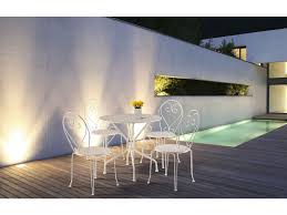 C'est la pièce dans laquelle nous rassemblons le plus de gens. Table 4 Chaises Jardin Metal Fer Forge Guermantes Blanc