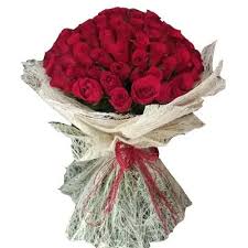 Big bouquet of flowers for valentine's day. Elegant Big Flowers Bouquet Delivery In Aizawl By Piece Of Cake