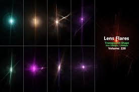Lens Flares Realistic Colored Set Isolate In 2021 Lens Flare Lens Dark Backgrounds