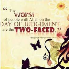 Two Faced Cute Quotes Quran Quotes Islamic Quotes