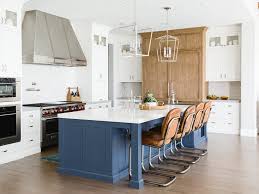Light bluework designs bring simple elegance to tea towels, and. Design 4 Corners Modern Farmhouse Blue Island Wood Kitchen Metal Hood San Diego Design Beautiful Kitchens Most Beautiful Kitchens Country Kitchen Designs