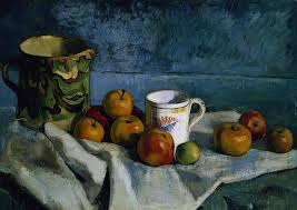 Still Life With Apples Cup And Pitcher By Paul Cezanne Paul Cezanne Paintings Cezanne Still Life Paul Cezanne