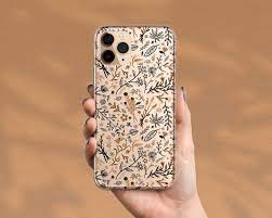 Floral Phone Case 11 Pro Max Iphone 12 Case Clear Iphone Xr Etsy Floral Phone Case Phone Cases Iphone Cases