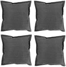 45 x 45 cm mit steg am rand. 4er Set Outdoor Garten Kissen Dark Grey Dunkelgrau 50x50cm Unique Living Kaufen Bei Creaflor Gmbh