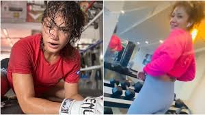 Bare-faced cheek: MMA pin-up Pearl Gonzalez 'kicked out of gym' for  revealing THONG during weights workout stunt — RT Sport News