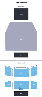 seating charts the joy theater