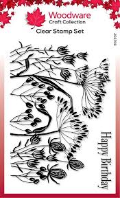 Creative Expressions Woodware Seed Pods And Stems Stamps Lavinia Stamps Cards Clear Stamps Creative Expressions