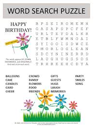 happy birthday word search puzzle puzzles to play