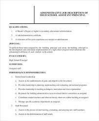 Remember though, every employer is different and each will have unique qualifications when they hire for their administrative (admin) assistant position. Administrator Job Description Example 14 Free Word Pdf Documents Download Free Premium Templates