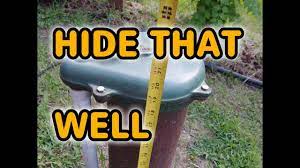 Creatively disguise an unsightly well pump as a decorative element or a useful component of the yard. Easy Water Well Cover Ideas How To Use Decorative Well Head Covers Youtube