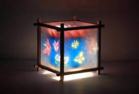 Rotating Kids Lamps For Nursery Bedroom Or Playroom Made from tissue holder and scavenged parts… 3 modes only… nifty lantern monsterbob.