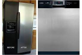Get Some Imitation Stainless Film And Recover Your Appliances Renters Decorating Faux Stainless Steel Appliances Home Decor