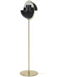 By rotating the two shades around the cylindrical middle light can be cast up, down and to the sides. Gubi Multi Lite Floor Lamp By Louis Weisdorf 1972 Designer Furniture By Smow Com